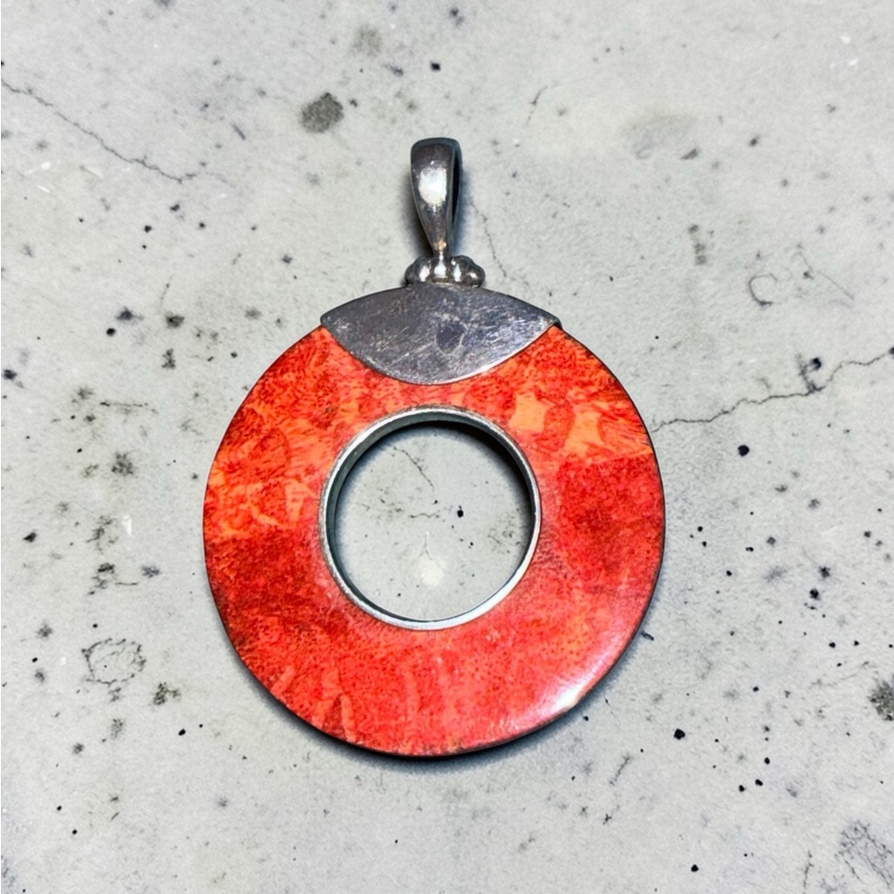 Elegant Coral color Pendant
